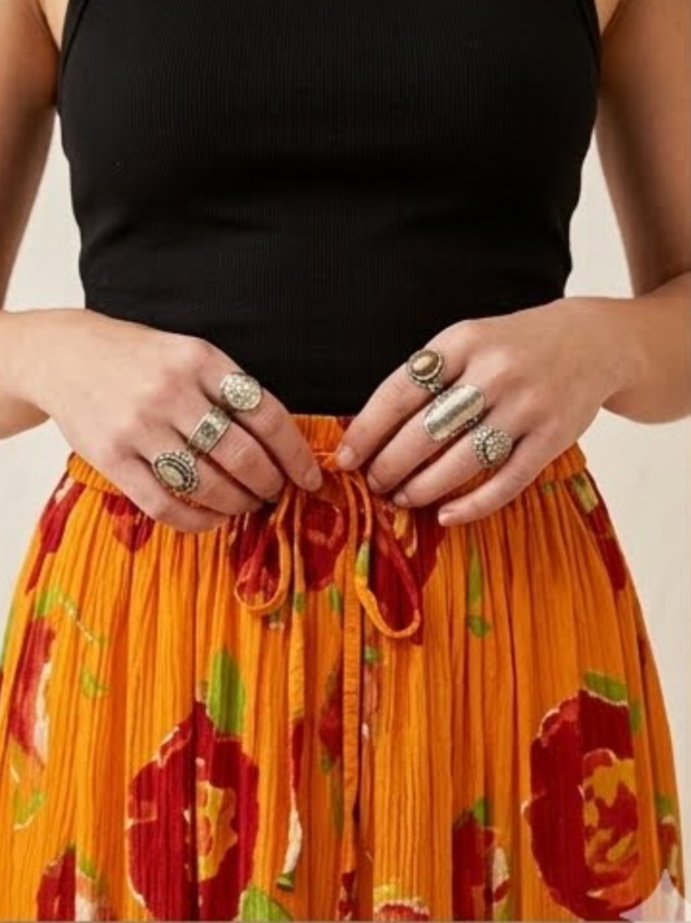 Vintage Y2K 90s Belma New York Women’s Floral Maxi Skirt One Size
